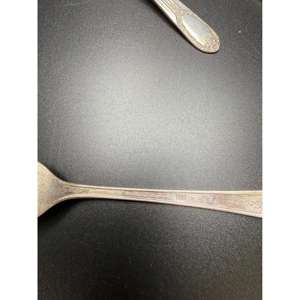 Vtg Rogers‎ & Bro. Silverware Set Spoons Forks Elegant Floral Design